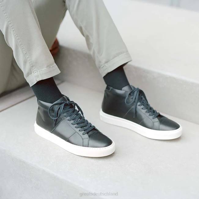 nero GREATS das königliche Hoch Schuhe 88HH120