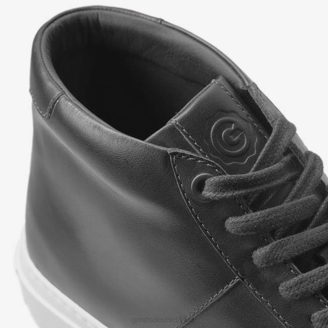 nero GREATS das königliche Hoch Schuhe 88HH120