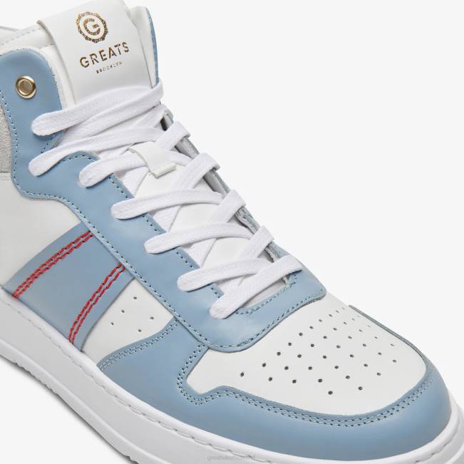 weiß Blau GREATS die st. James Mitte Schuhe 88HH118