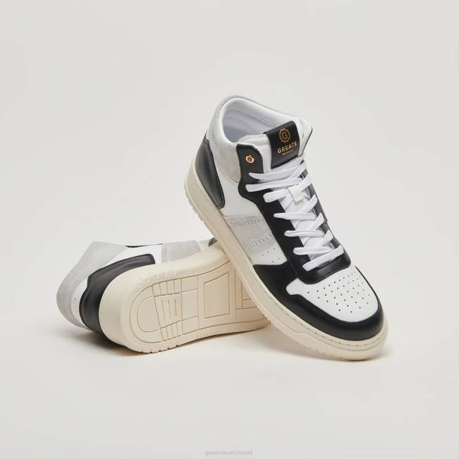 weiß schwarz GREATS die st. James Mitte Schuhe 88HH115