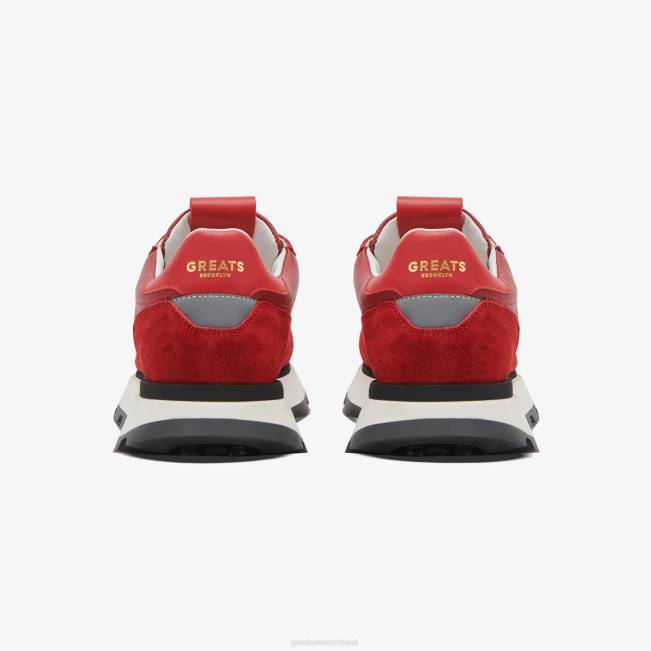Rot GREATS der Greenpoint-Läufer Schuhe 88HH137