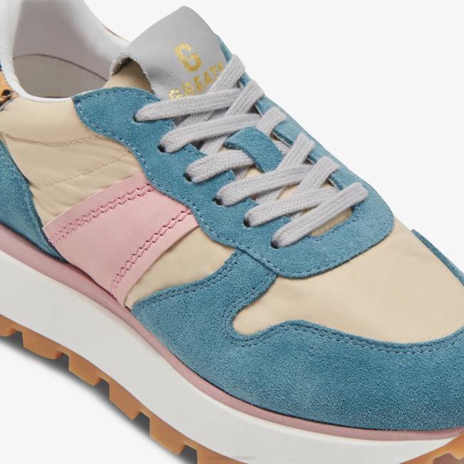 Rouge Multi GREATS der Greenpoint-Läufer Schuhe 88HH150