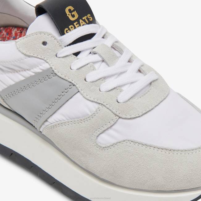 Weiß GREATS der Greenpoint-Läufer Schuhe 88HH135