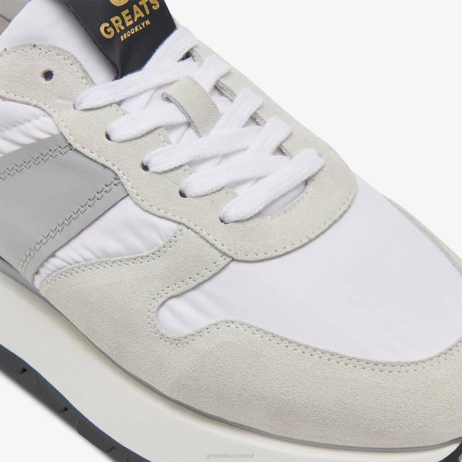 Weiß GREATS der Greenpoint-Läufer Schuhe 88HH41