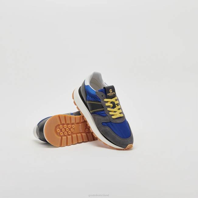 blau-multi GREATS der Greenpoint-Läufer Schuhe 88HH42