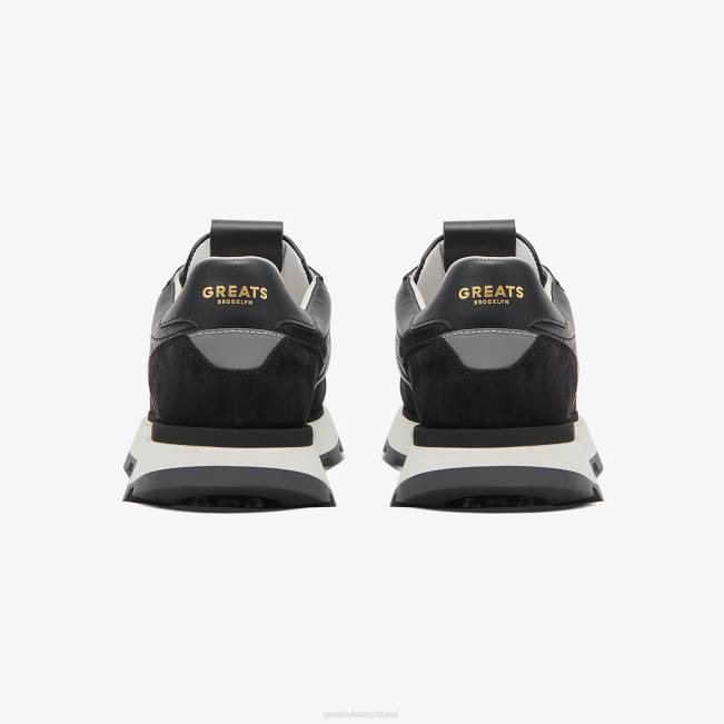 nero GREATS der Greenpoint-Läufer Schuhe 88HH136