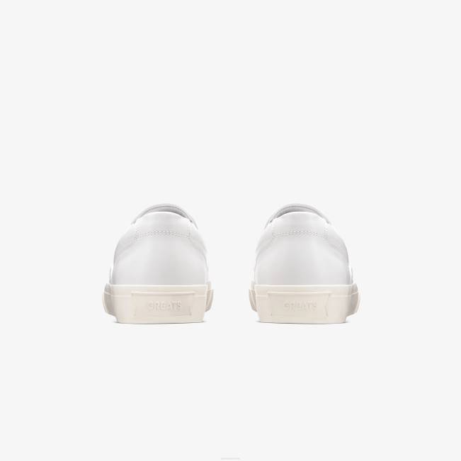 Weiß GREATS das Wooster-Leder Schuhe 88HH71