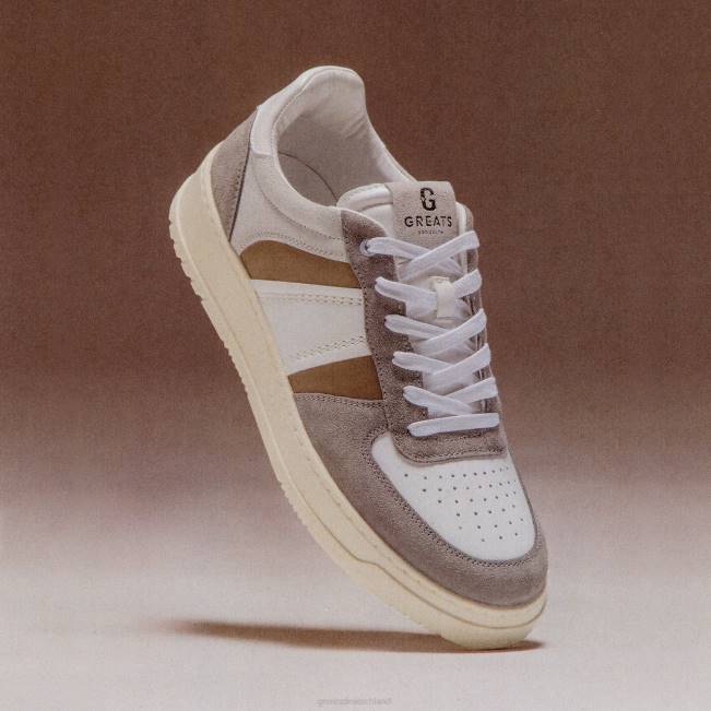 Braun-grau GREATS die st. James niedrig Schuhe 88HH56