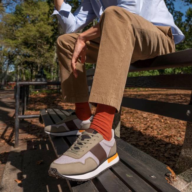 Oliven-Multi GREATS der McCarren Schuhe 88HH62