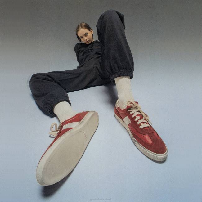 Rot GREATS Der Charlie war verzweifelt Schuhe 88HH143