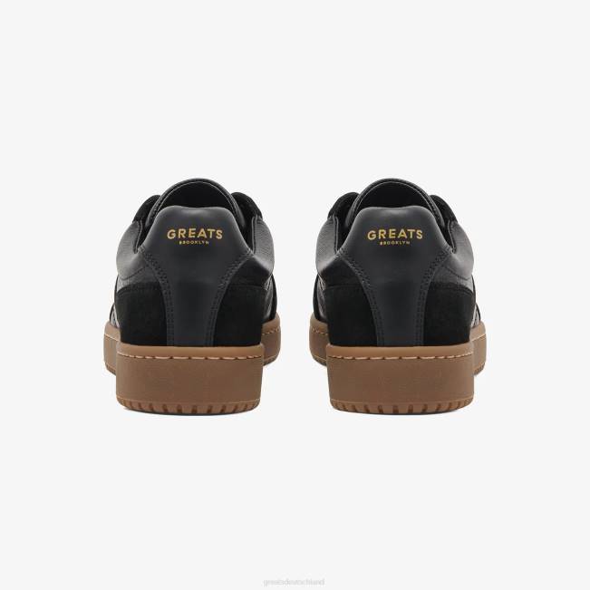 Schwarzer Kaugummi GREATS Der GAT-Sneaker Schuhe 88HH129