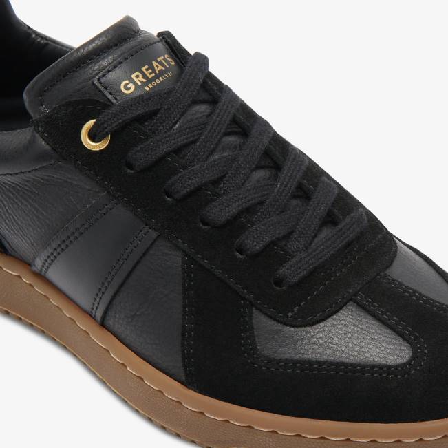 Schwarzer Kaugummi GREATS Der GAT-Sneaker Schuhe 88HH129