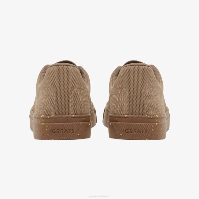 Ton-in-Ton-Oliv GREATS der Royale-Strick Schuhe 88HH58