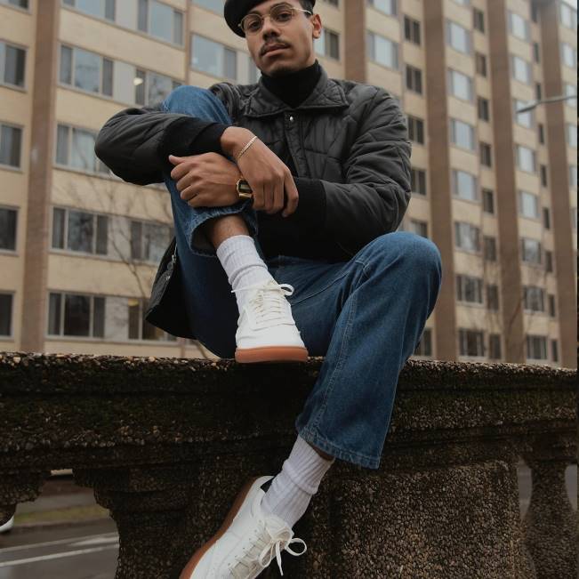 Weiß GREATS der Charlie Schuhe 88HH50