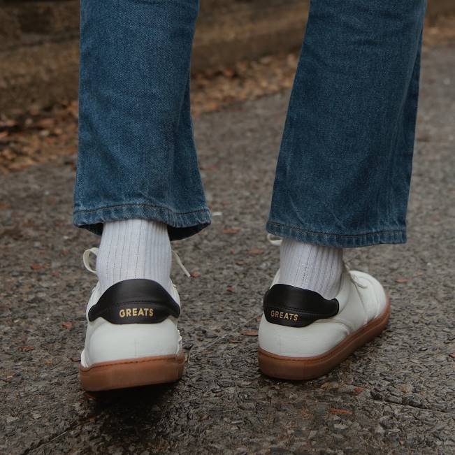 Weiß GREATS der Charlie Schuhe 88HH50