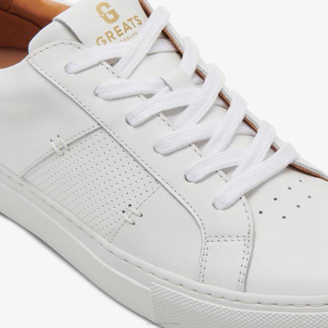 Weiß GREATS der Royale 2.0 perforiert Schuhe 88HH125