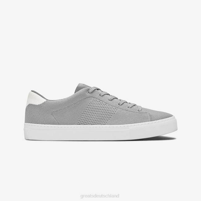 grau weiß GREATS der Royale-Strick Schuhe 88HH51