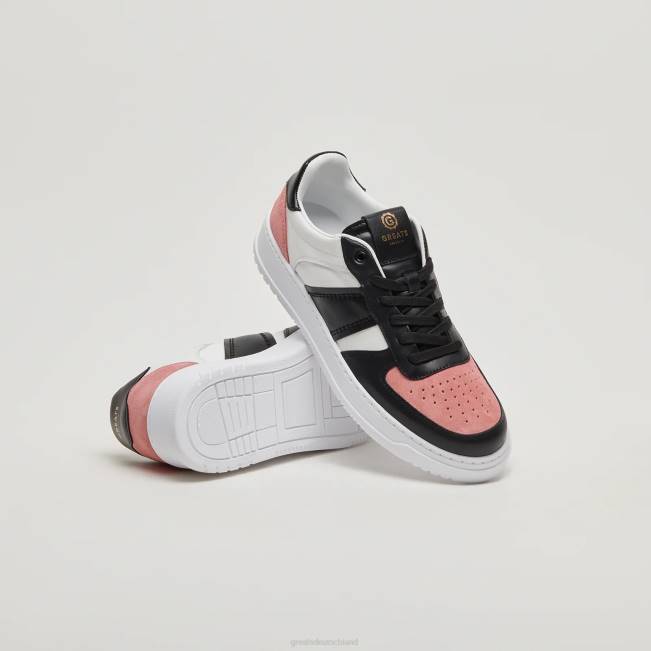 schwarz rosa GREATS die st. James niedrig Schuhe 88HH39