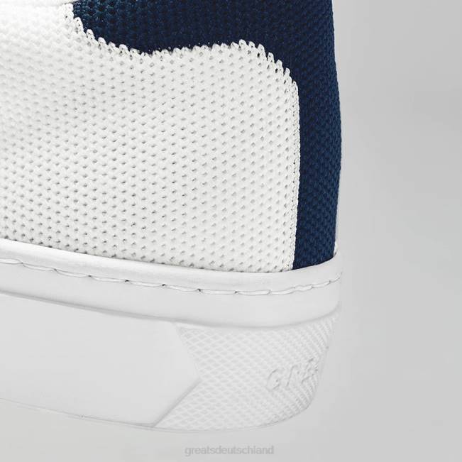 weiße Marine GREATS der Royale-Strick Schuhe 88HH53