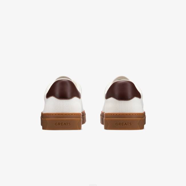 weißer Gummi GREATS der Royale-Strick Schuhe 88HH55