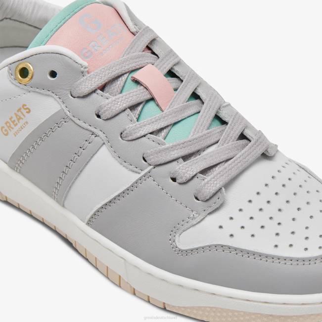 weiß grau GREATS das JMZ-Gericht Schuhe 88HH148