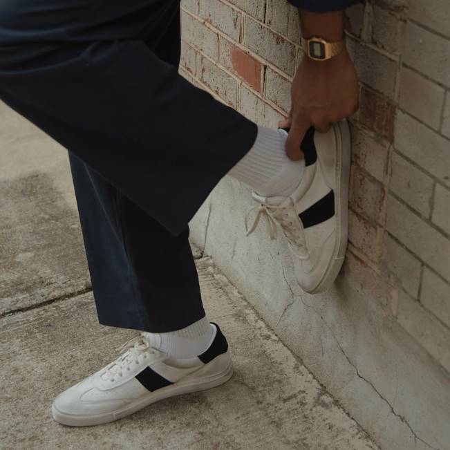 weiß schwarz GREATS Der Charlie war verzweifelt Schuhe 88HH33